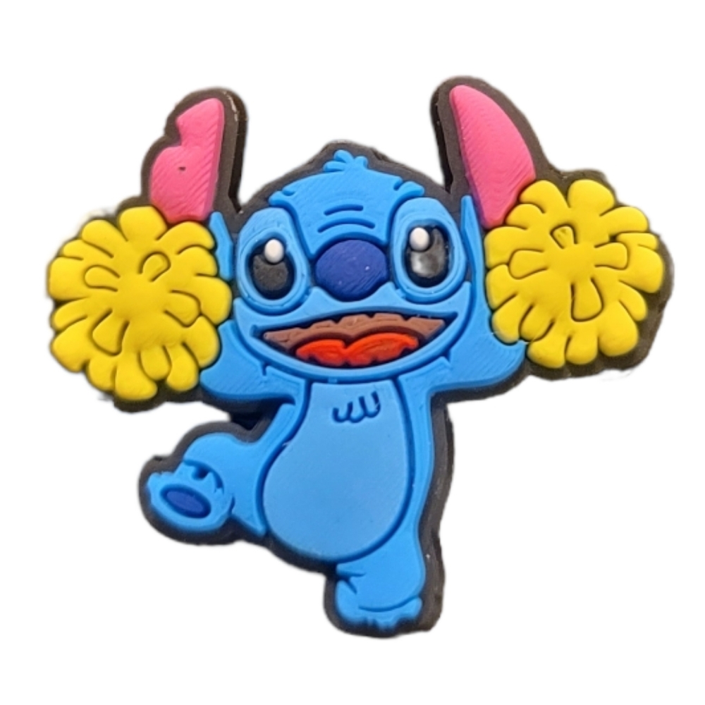 NEW Stitch Pom Pom Croc Charm